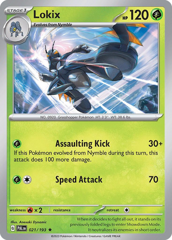 Lokix (021/193) (Theme Deck Exclusive) [Scarlet & Violet: Paldea Evolved] - The Mythic Store | 24h Order Processing