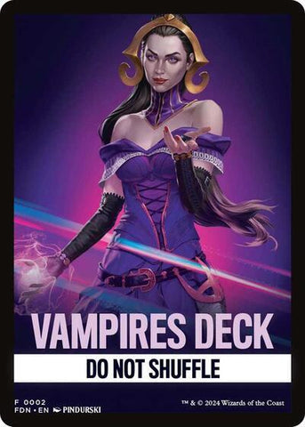 Vampires Deck Theme Card [Foundations Tokens] - The Mythic Store | 24h Order Processing