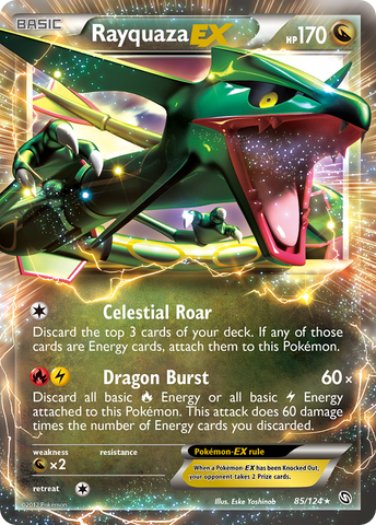Rayquaza EX (85/124) [Black & White: Dragons Exalted] - The Mythic Store | 24h Order Processing