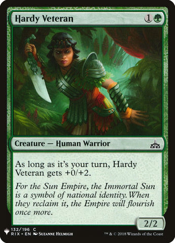 Hardy Veteran [Mystery Booster] - The Mythic Store | 24h Order Processing
