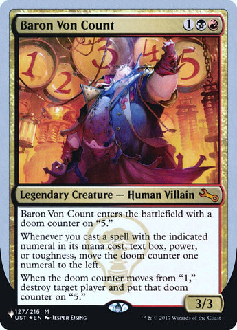Baron Von Count (Unfinity Foil Edition) [The List] - The Mythic Store | 24h Order Processing