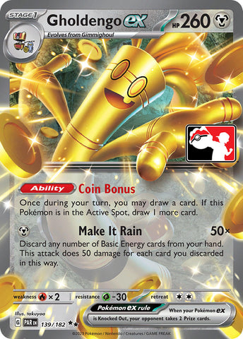Gholdengo ex (139/182) [Prize Pack Series Five] - The Mythic Store | 24h Order Processing
