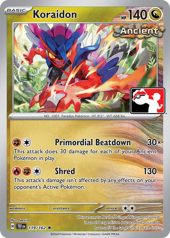 Koraidon (119/162) [Prize Pack Series Five] - The Mythic Store | 24h Order Processing
