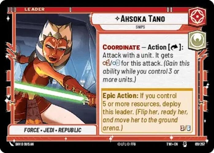 Ashoka Tano - Snips (011/257) [Twilight of the Republic] - The Mythic Store | 24h Order Processing