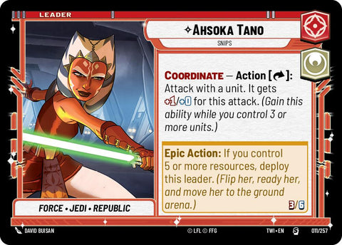 Ahsoka Tano - Snips (011/257) (011/257) [Twilight of the Republic] - The Mythic Store | 24h Order Processing