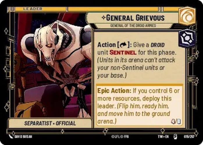 General Grievous - General of the Droid Armies (015/257) [Twilight of the Republic]