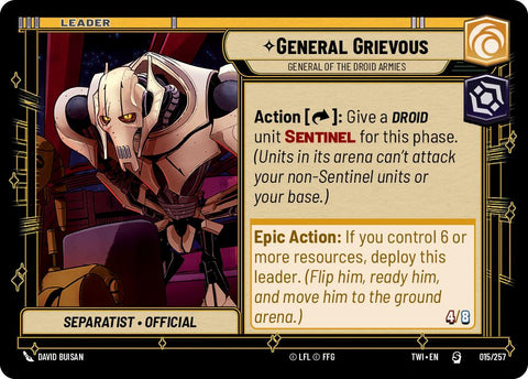 General Grievous - General of the Droid Armies (015/257) (015/257) [Twilight of the Republic] - The Mythic Store | 24h Order Processing