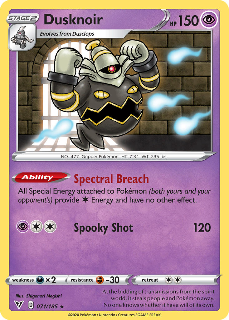 Dusknoir (071/185) [Sword & Shield: Vivid Voltage] - The Mythic Store | 24h Order Processing