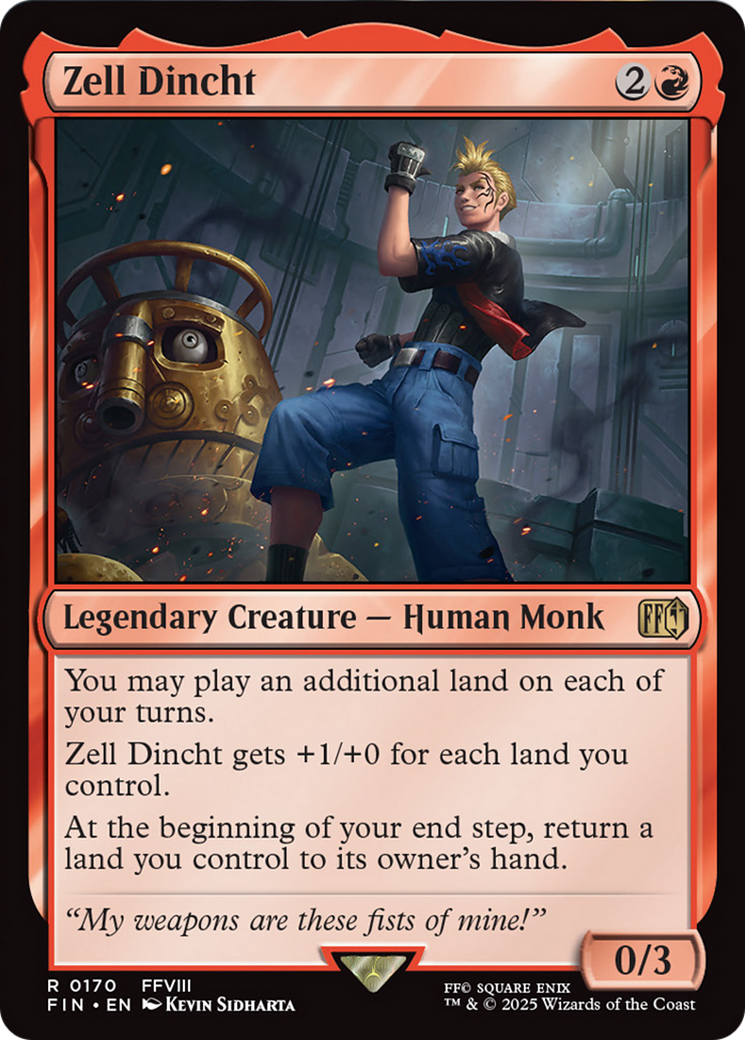 Zell Dincht [FINAL FANTASY] - The Mythic Store | 24h Order Processing