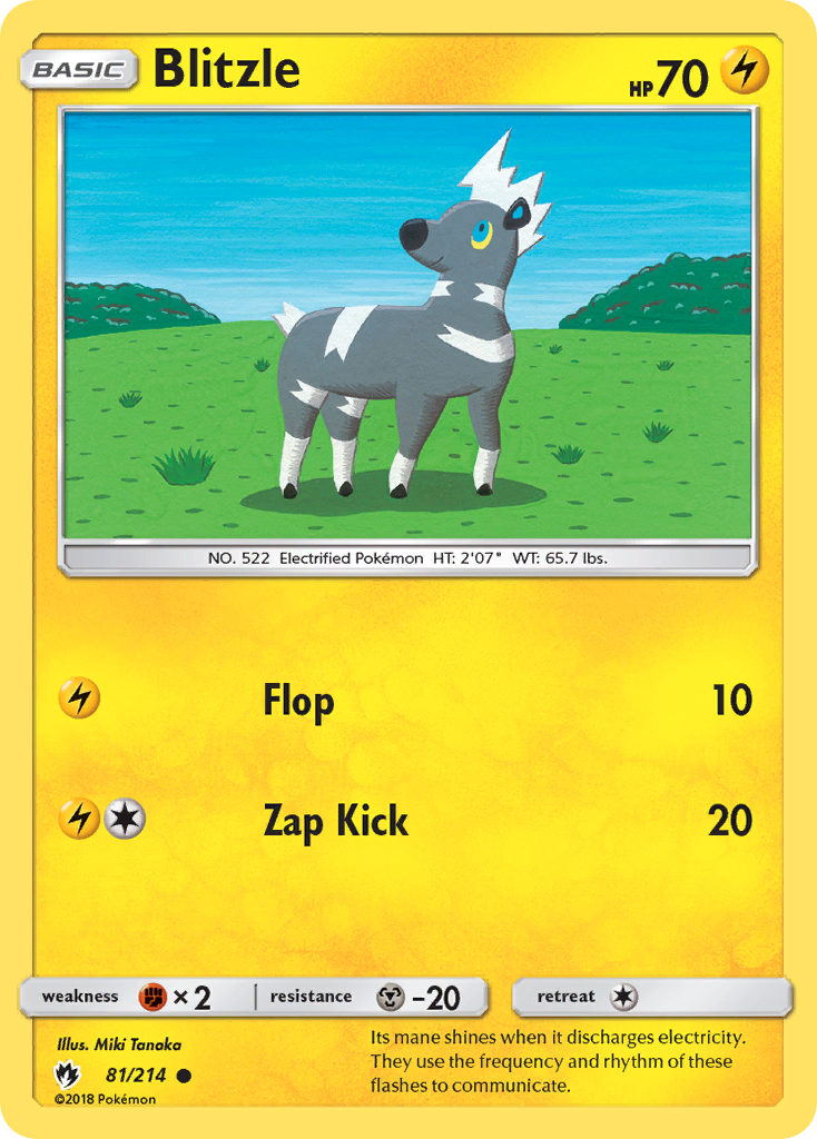 Blitzle (81/214) [Sun & Moon: Lost Thunder] - The Mythic Store | 24h Order Processing