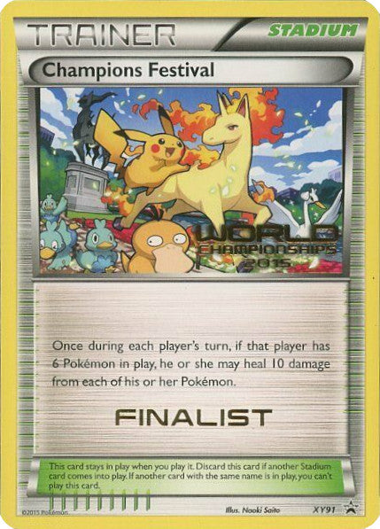 Champions Festival (XY91) (2015 Finalist) [XY: Black Star Promos] - The Mythic Store | 24h Order Processing