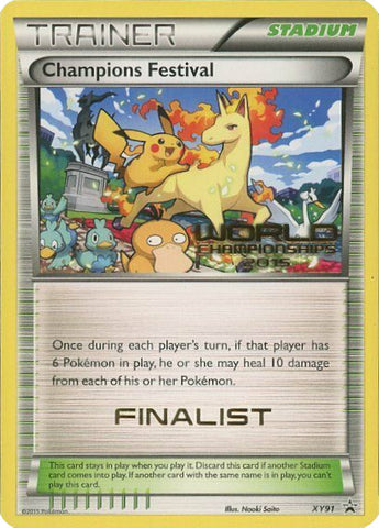 Champions Festival (XY91) (2015 Finalist) [XY: Black Star Promos] - The Mythic Store | 24h Order Processing