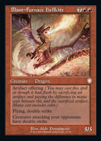 Blast-Furnace Hellkite (Retro) [The Brothers' War Commander] - The Mythic Store | 24h Order Processing