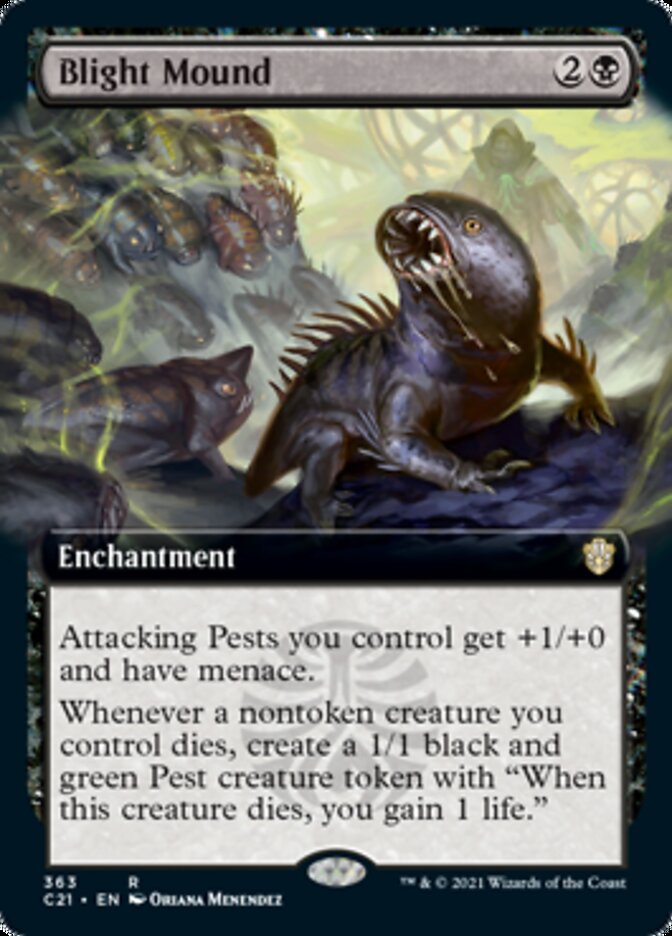 Blight Mound (Extended Art) [Commander 2021] - The Mythic Store | 24h Order Processing