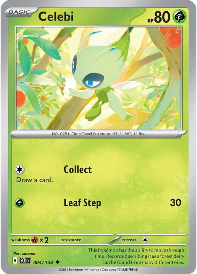 Celebi (004/142) [Scarlet & Violet: Stellar Crown] - The Mythic Store | 24h Order Processing