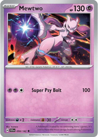 Mewtwo (059/142) [Scarlet & Violet: Stellar Crown] - The Mythic Store | 24h Order Processing
