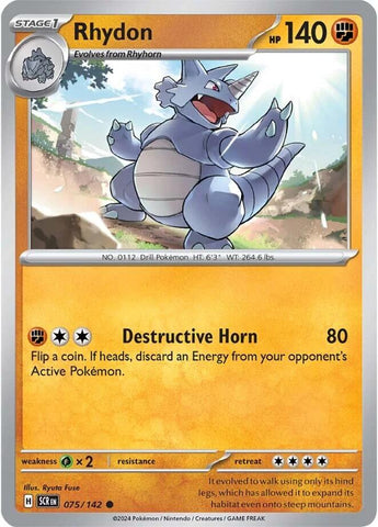 Rhydon (075/142) [Scarlet & Violet: Stellar Crown] - The Mythic Store | 24h Order Processing