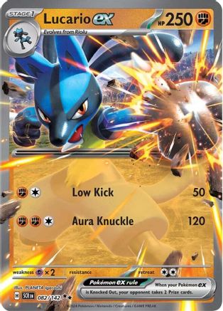 Lucario ex (082/142) [Scarlet & Violet: Stellar Crown] - The Mythic Store | 24h Order Processing