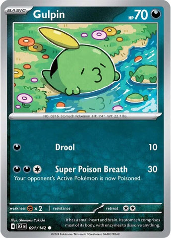 Gulpin (091/142) [Scarlet & Violet: Stellar Crown] - The Mythic Store | 24h Order Processing