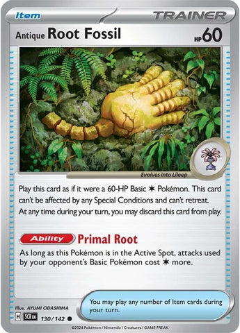 Antique Root Fossil (130/142) [Scarlet & Violet: Stellar Crown] - The Mythic Store | 24h Order Processing