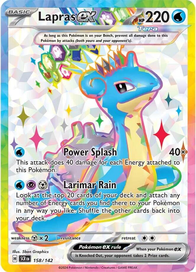 Lapras ex (158/142) [Scarlet & Violet: Stellar Crown] - The Mythic Store | 24h Order Processing