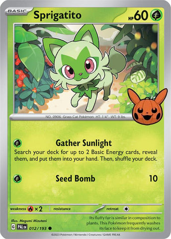 Sprigatito (012/193) [Trick or Trade 2024] - The Mythic Store | 24h Order Processing