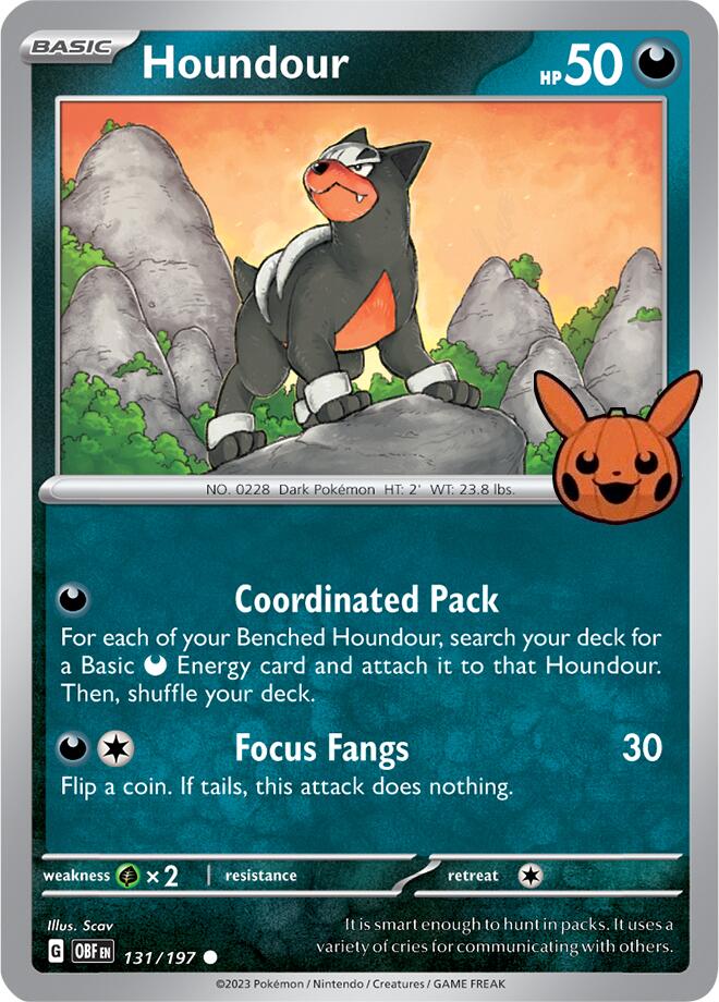 Houndour (131/197) [Trick or Trade 2024] - The Mythic Store | 24h Order Processing