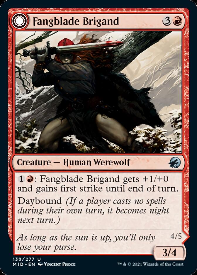 Fangblade Brigand // Fangblade Eviscerator [Innistrad: Midnight Hunt] - The Mythic Store | 24h Order Processing