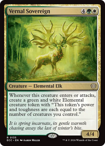 Vernal Sovereign [Lorwyn Eclipsed Commander] - The Mythic Store | 24h Order Processing