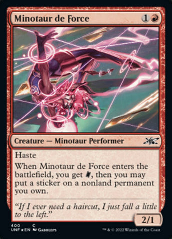 Minotaur de Force (Galaxy Foil) [Unfinity] - The Mythic Store | 24h Order Processing