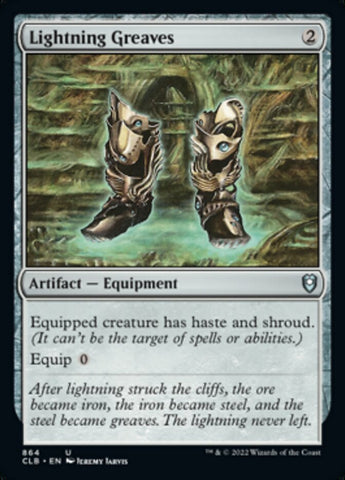 Lightning Greaves [Commander Legends: Battle for Baldur's Gate] - The Mythic Store | 24h Order Processing