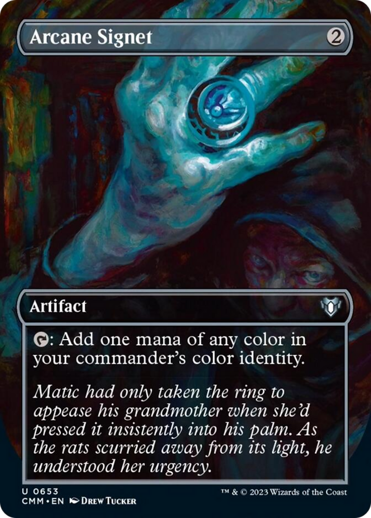 Arcane Signet (Borderless Alternate Art) [Commander Masters] - The Mythic Store | 24h Order Processing