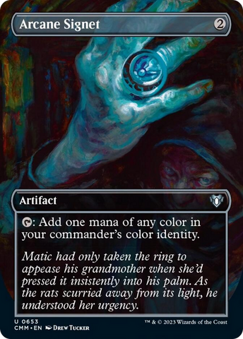 Arcane Signet (Borderless Alternate Art) [Commander Masters] - The Mythic Store | 24h Order Processing