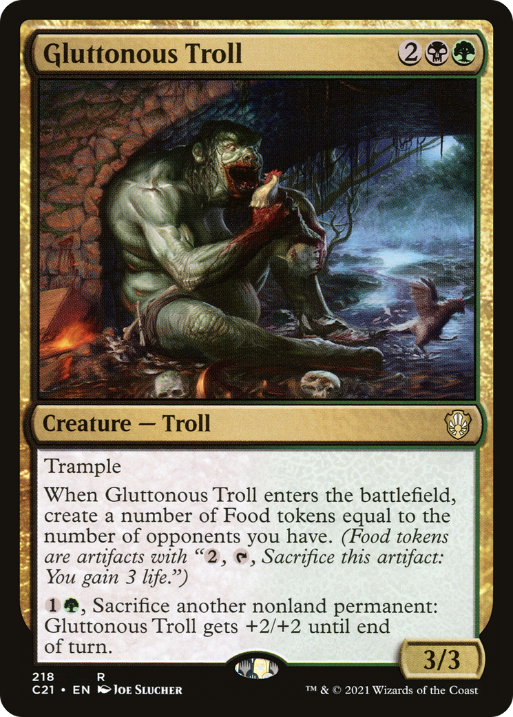 Gluttonous Troll [Commander 2021] - The Mythic Store | 24h Order Processing