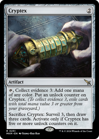 Cryptex [Murders at Karlov Manor] - The Mythic Store | 24h Order Processing
