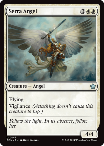 Serra Angel [Foundations] - The Mythic Store | 24h Order Processing