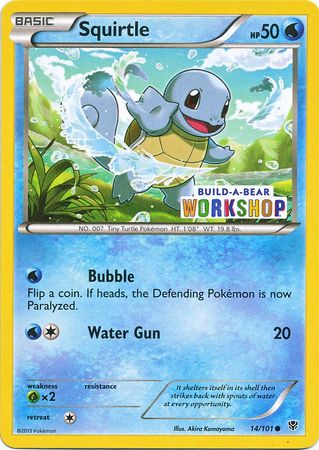 Squirtle (14/101) (Build A Bear Workshop Exclusive) [Black & White: Plasma Blast] - The Mythic Store | 24h Order Processing