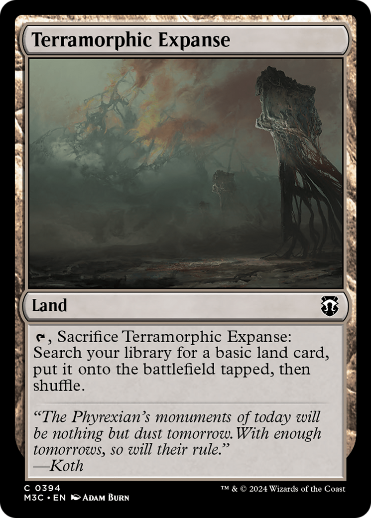 Terramorphic Expanse (Ripple Foil) [Modern Horizons 3 Commander] - The Mythic Store | 24h Order Processing