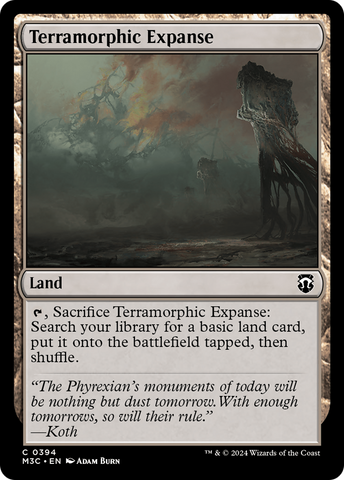 Terramorphic Expanse (Ripple Foil) [Modern Horizons 3 Commander] - The Mythic Store | 24h Order Processing