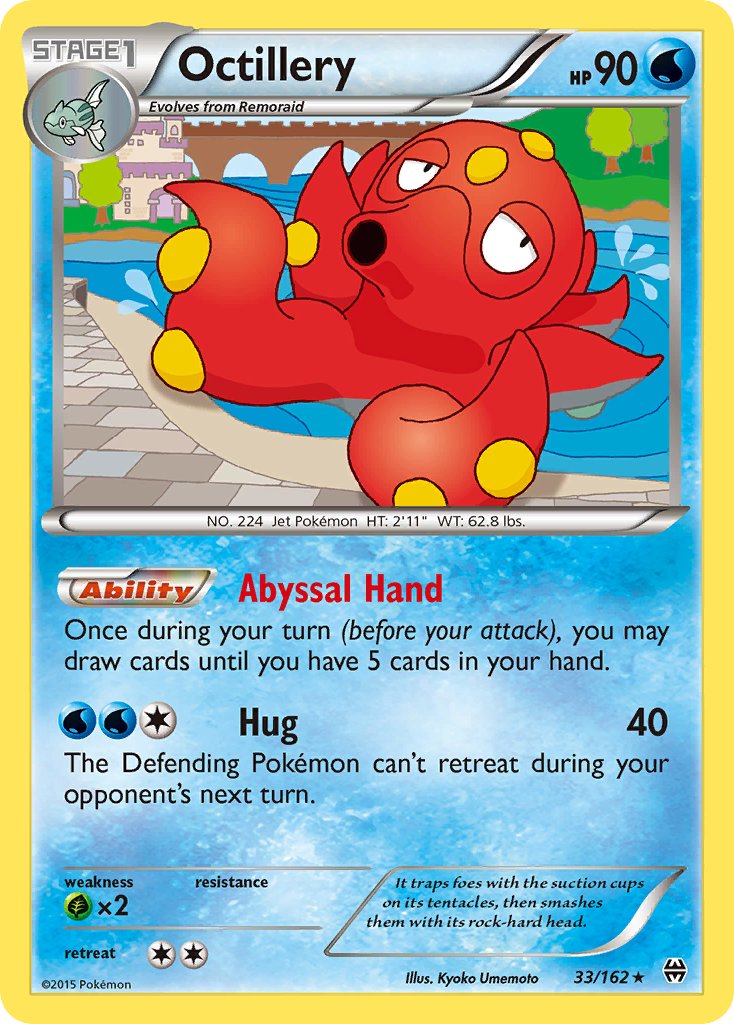 Octillery(33/162) (Theme Deck Exclusive) [XY: BREAKthrough] - The Mythic Store | 24h Order Processing