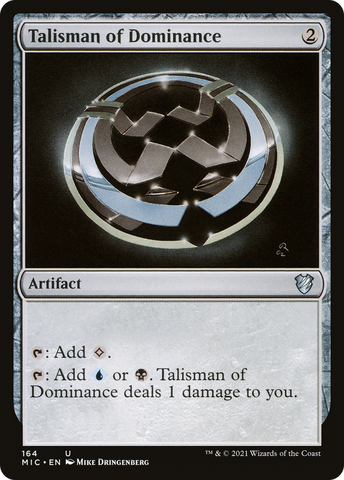 Talisman of Dominance [Innistrad: Midnight Hunt Commander] - The Mythic Store | 24h Order Processing