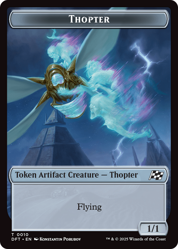Goblin // Thopter (0010) Double-Sided Token [Aetherdrift Tokens] - The Mythic Store | 24h Order Processing