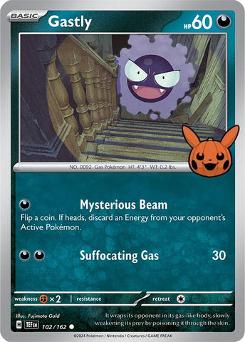 Gastly (102/162) [Trick or Trade 2024] - The Mythic Store | 24h Order Processing