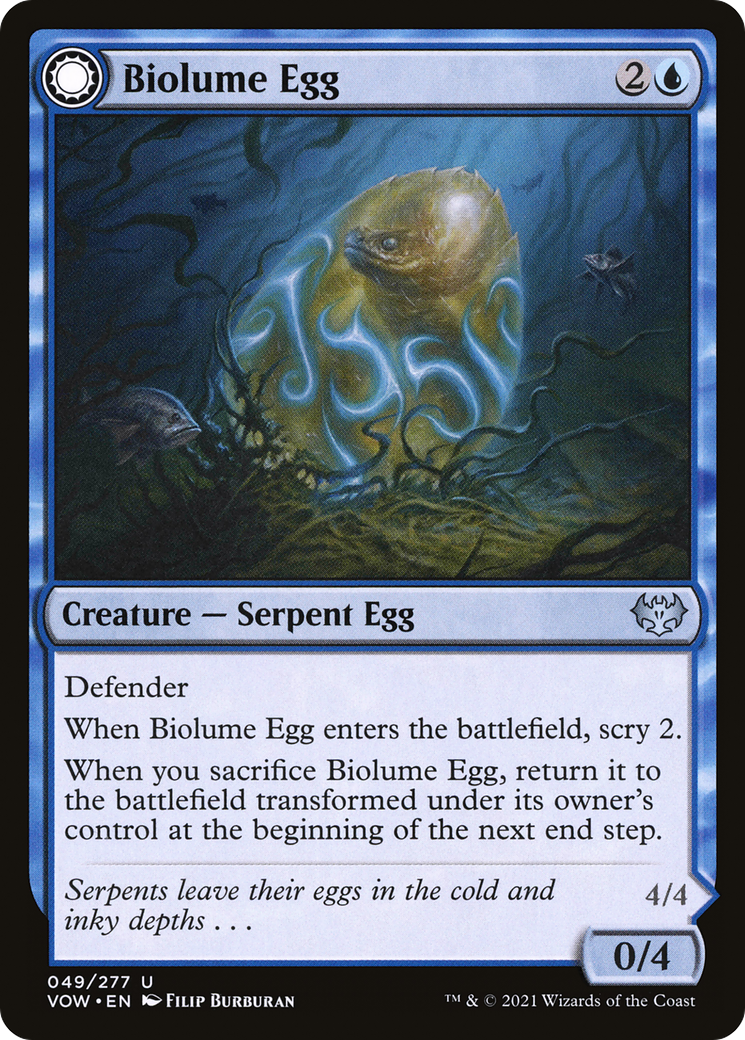Biolume Egg // Biolume Serpent [Innistrad: Crimson Vow] - The Mythic Store | 24h Order Processing