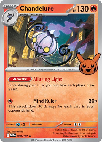 Chandelure (038/167) [Trick or Trade] - The Mythic Store | 24h Order Processing