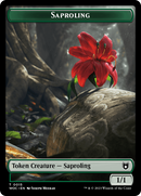 Faerie // Saproling Double-Sided Token [Wilds of Eldraine Commander Tokens] - The Mythic Store | 24h Order Processing