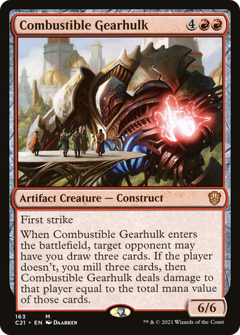 Combustible Gearhulk [Commander 2021] - The Mythic Store | 24h Order Processing