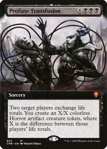 Profane Transfusion (Extended Art) [Commander Legends] - The Mythic Store | 24h Order Processing