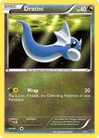 Dratini (1/20) [Black & White: Dragon Vault] - The Mythic Store | 24h Order Processing