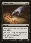 Sign in Blood [Duel Decks: Garruk vs. Liliana] - The Mythic Store | 24h Order Processing